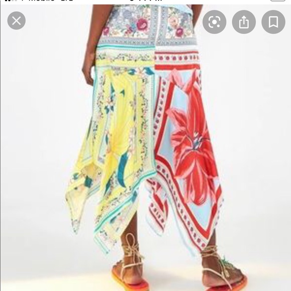 FLASH SALE ANTHROPOLOGIE 🏝☀️Farm Rio SKIRT. XS - Picture 2 of 8